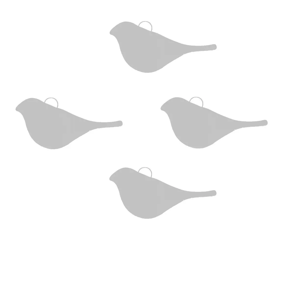 4 valgfrie glasfugle